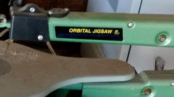 scroll saw labeled as orbital jigsaw 2