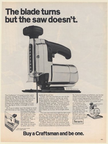 vintage sabre saw ad