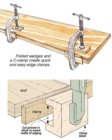 Edge clamping options
